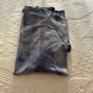 Purple tie die long sleeve lulu top